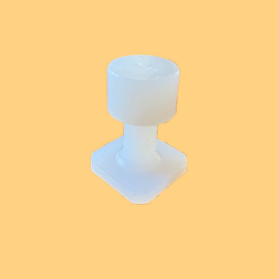 Ventosa 1,5 cm de Base cuadrada x 2 cm de alto (10 unidades)